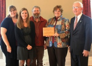 Margo Atwood Community Service Award - the Harrison family